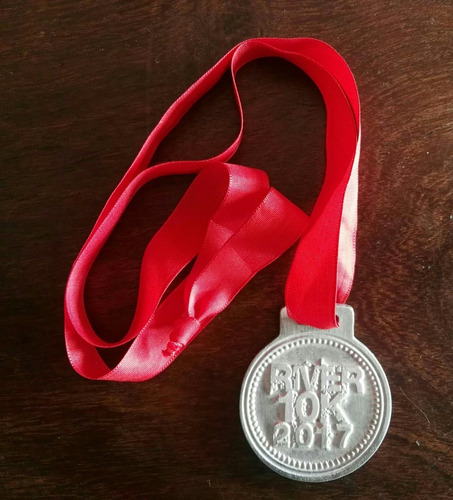 Medalla De Club River Plate 10k Año 2017