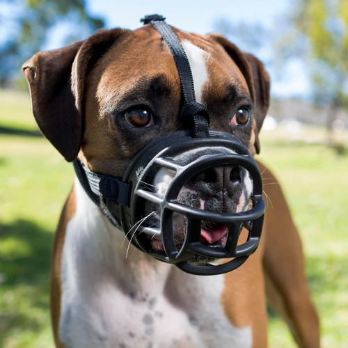 Imagem 3 de 3 de Focinheira Para Cachorro: Baskerville Tamanho 4