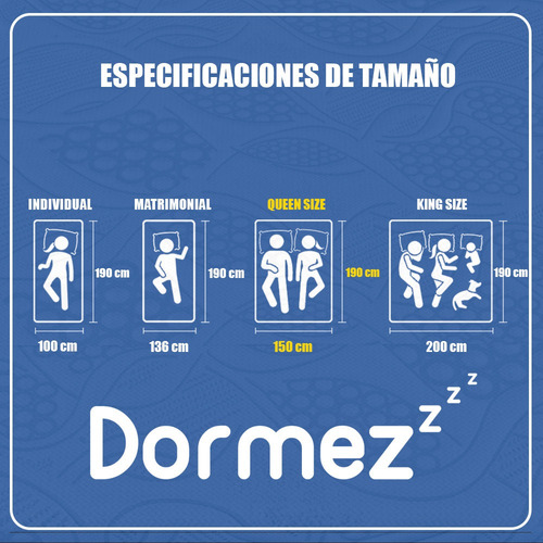 Colchón Queen Size Sky Tecnologia De Espuma Memory Foam