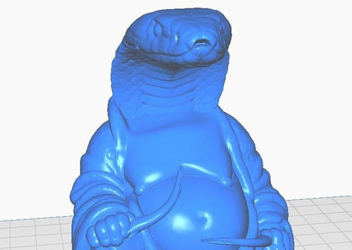Buda Cobra Con Colmillos Coleccion De An- Figura Plastica