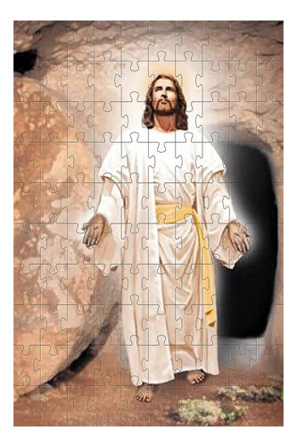 Quebra-cabeça Jesus Ressureição 120 Peças