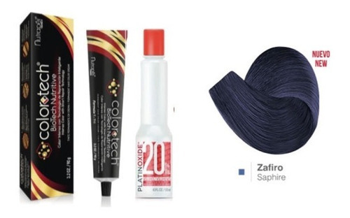 Colortech Tinte Rosas, Minerals, Aclarantes, Cromos-1pza Tono Zafiro