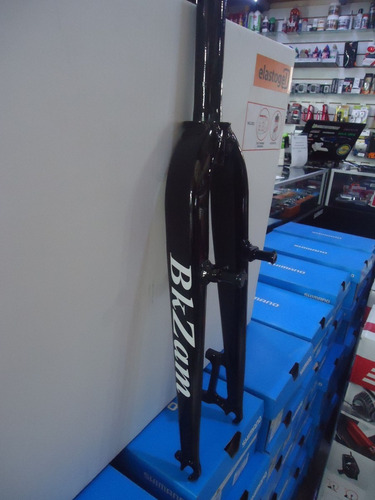 Horquilla Rigida Bkzam Aluminio Negro Disco/v-brake 26