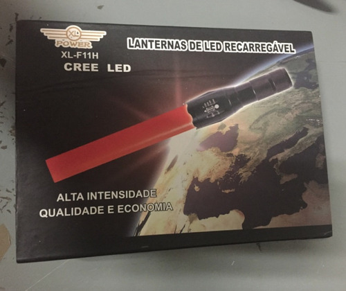 Lanterna Tatica Xlf11h Recarregável Com Sinalizador Cree