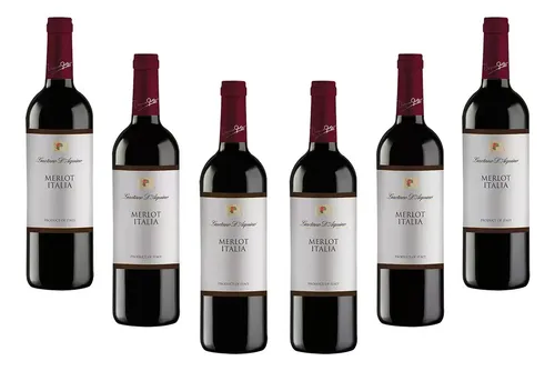 comprar 6 Botellas Vino Tinto Gaetano D'aquino Merlot Italia