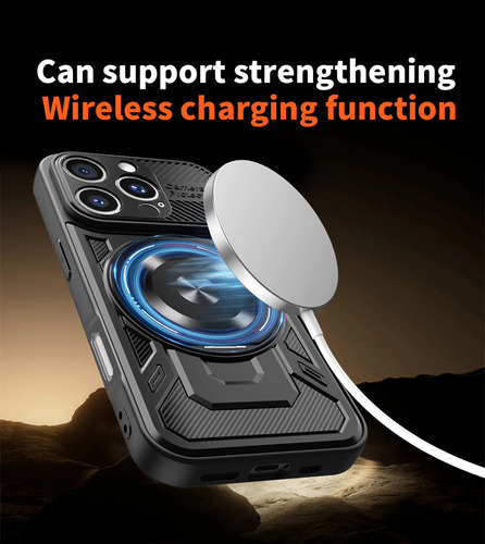 Funda Para Teléfono De La Serie Samsung, Soporte De Descompresión Giratorio, Carga Inalámbrica Magnética, Soporte Para Coche, Funda Protectora