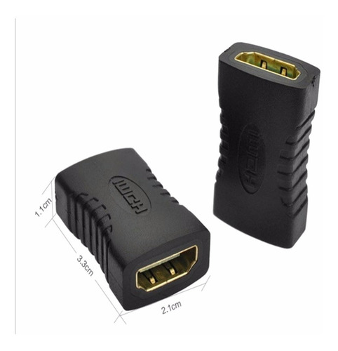 (frete $10,00) Adaptador Hdmi Fêmea X Fêmea Emenda Extensor