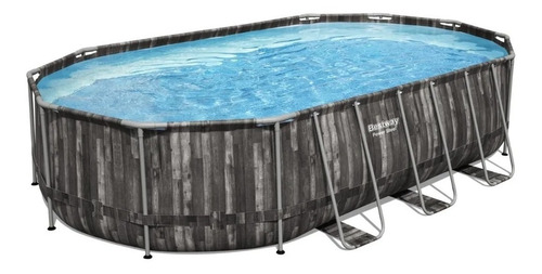 Piscina Estructural Bestway 5611r Ovalada Cemento 20241 Lts