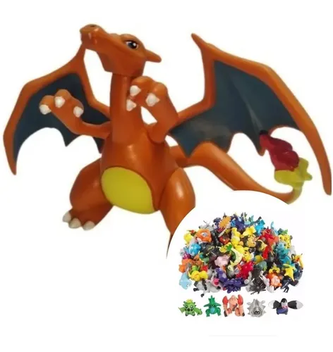Boneco Mega Charizard articulado Miniatura 7 cm Pokemon