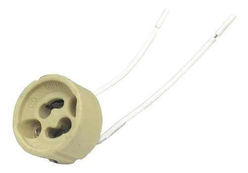 Pack X 10 Zocalos Gu10 220v Para Dicroicas Ar111 Ceramica Color Blanco