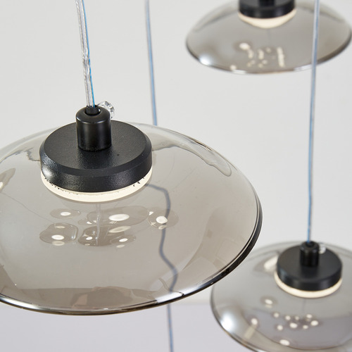 Lámpara Colgante Led Moderna Regulable De 15 Luces Para Sala