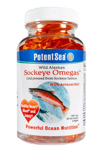 Potentsea Wild Alaskan Sockeye Omegas Suplemento De Aceite D