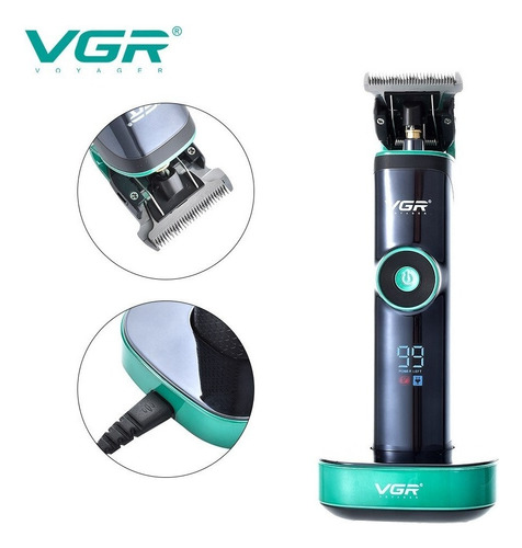 Cortadora Pelo Barba Clipper Vgr V-671 Recargable Usb Panel