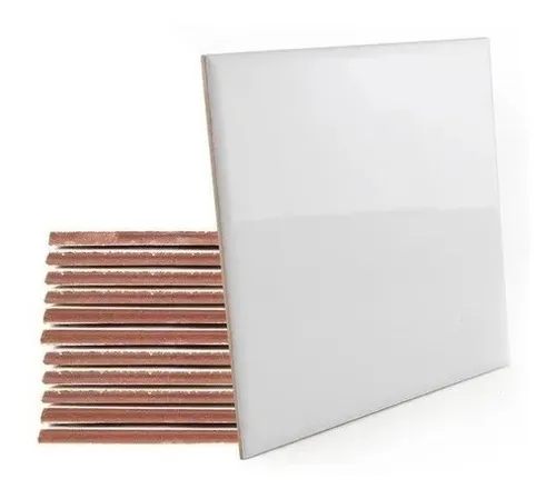 comprar 90 Azulejos 15x15cm Branco Eliane Piscina Piso Parede