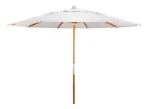 Comprar Guarda-sol Ombrelone 3m Sombrero Redondo Madeira Piscina