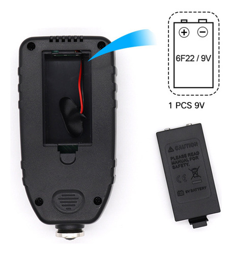 Tc100 Coating Thickness Gauge 0.1um/0-1300 C