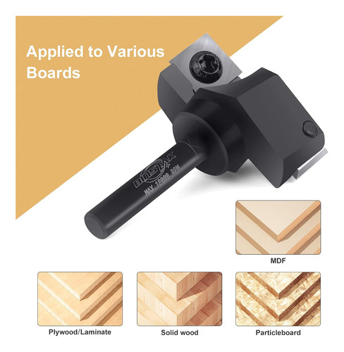 Broca Cnc Enrutador De Superficie Spoilboard, Vástago ...