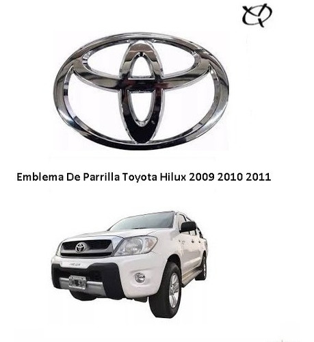 Emblema De Parrilla Toyota Hilux 2009 2010 2011