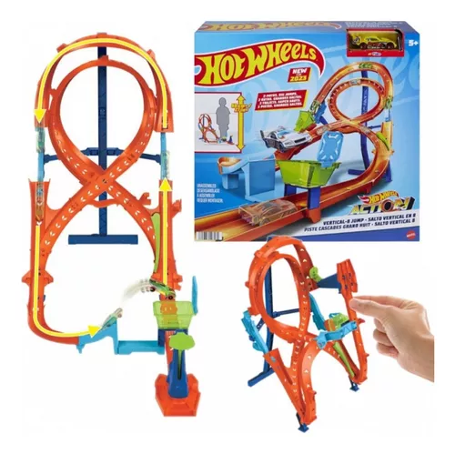 Pista Hot Wheels Circuito Vertical Em 8 Hmb15