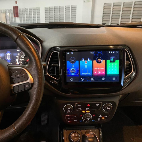 Central Multimidia Jeep Compass Android Wifi Gps Apps 10p
