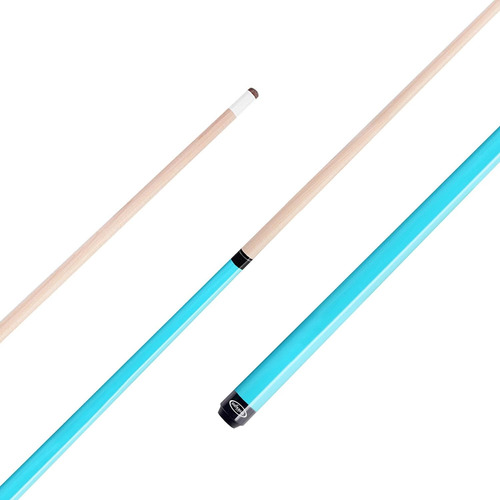 Sleek 2-tone 58 Inch Maple 2-piece Premium Billiard Cue Pool