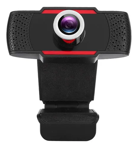 Camara Web Webcam Usb Pc Notebook Microfono Meet Zoom Color Negro