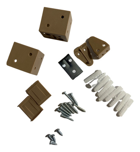 Persiana Horizontal Pvc Block 25mm Café 140 (l) X 160 (a) Cm Lâminas Flexíveis Com Alta Cobertura