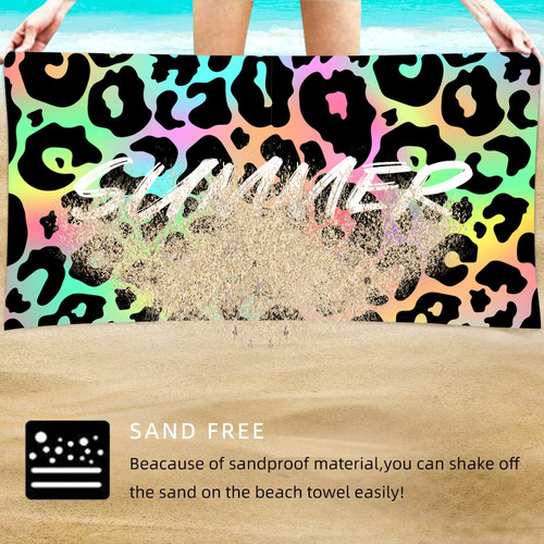 Toalla De Playa Estampada En Microfibra, Spot Style1 Tks