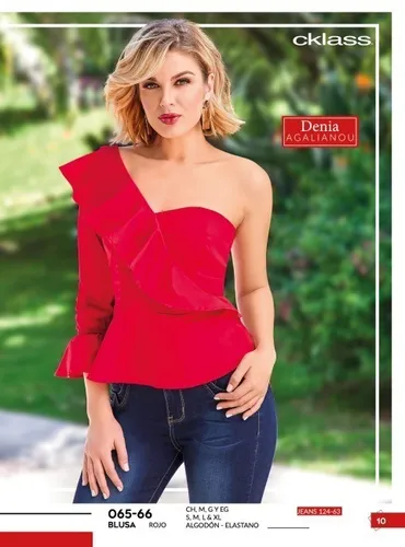 Blusa roja cklass sales