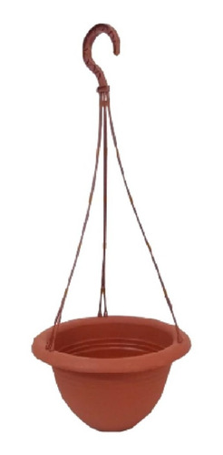 Maceta De Plastico Circular Colgante 23x13cm