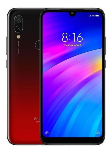 Xiaomi Redmi 7 Dual SIM 16 GB vermelho-lunar 2 GB RAM