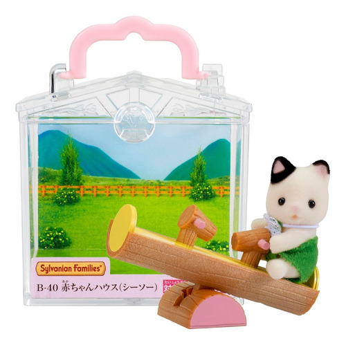 Baby Tuxedo En Casita Con Sube Y Baja Sylvanian Families Cal