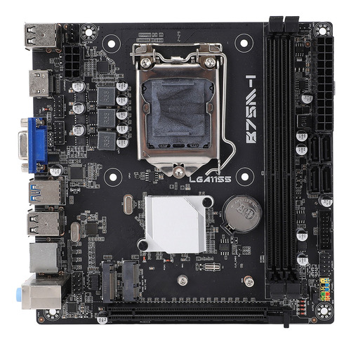Placa Madre Ddr3 B75m-i Computadora Itx Mining Para I7 I5 I3