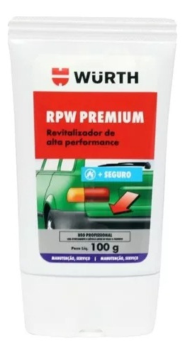 Revitalizador De Plásticos E Borrachas Wurth Rpw 100g Carro