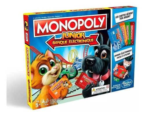 Monopoly Junior Banco Electronico Original Hasbro / Diverti