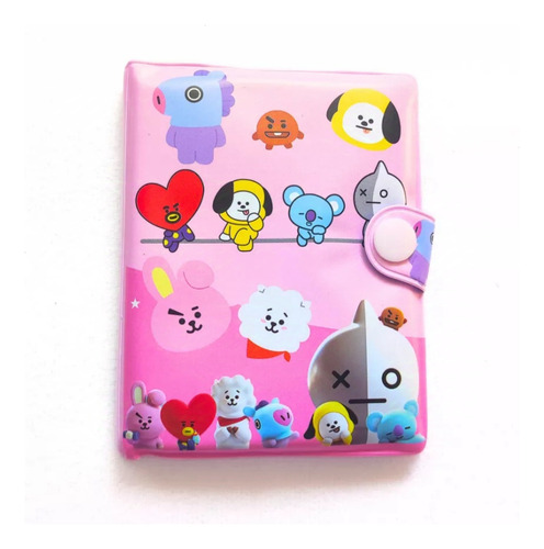Mini Libreta Bt21 Kawaii