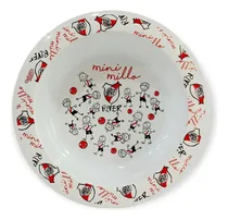 Comprar Plato Bowl Bebé Infantil Boca Juniors Cresko Redondo X3 Uni Color Blanco River Bowl Infantil Personaje River Plate