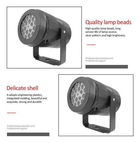 * Proyector De Luz Láser Led Con Decoración Navideña De 16