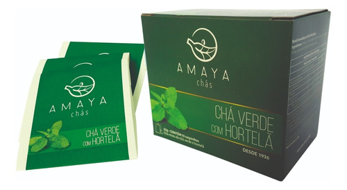 Chá Verde Com Hortelã Amaya Sachê 10 X 2g (20g)