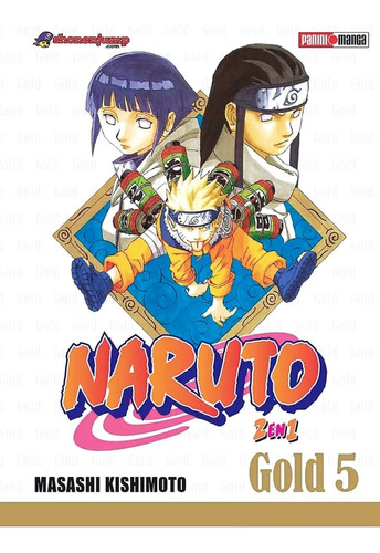 Manga Panini Naruto (2 En 1) Gold Edition #5 En Español