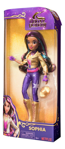 Unicorn Academy Muñeca Sophia Con 6 Accesorios Y Peine