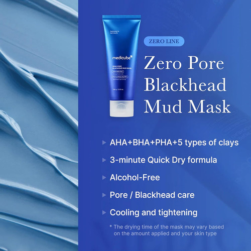 Medicube Mascara Facial De Barro De Puntos Negros Zero Pore