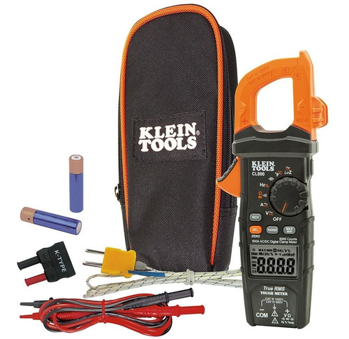 Amperimetro Digital De Tenaza 600a Ac/dc(cl800), Klein Tools