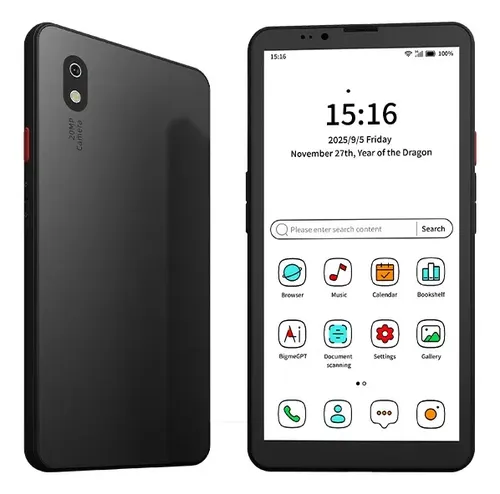 Bigme HiBreak pro　ブラック　スマートフォン　256GB Ss Leitor Eletrônico Colorido Dztdq Bigme Hibreak Pro Xz