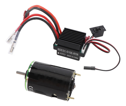 Motor De 540 Escobillas Para Set 1/10 Rc Crawler Esc Water