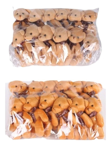 60 Unidades Mini Osito De Peluche De 12 Cm