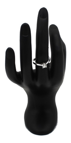 Imagen 3 de 5 de Exhibidor Para Anillos Mano Negra Acrilico