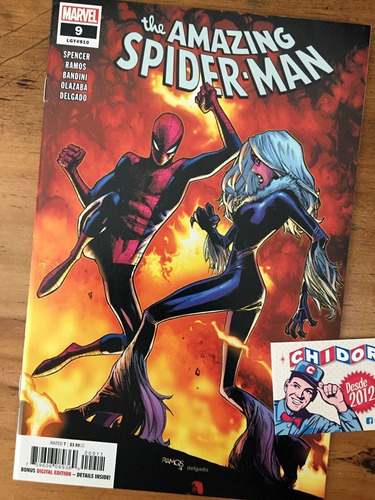 Comic - Amazing Spider-man #810 Humberto Ramos #9 Black Cat