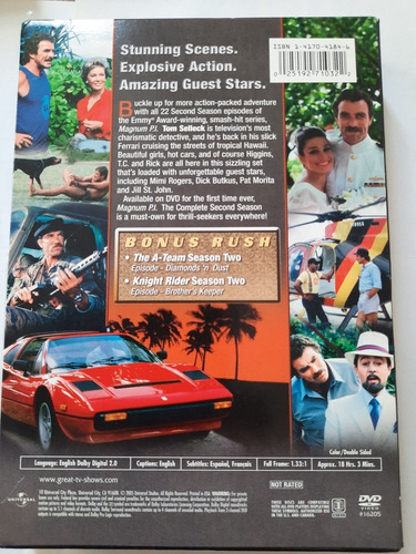 Magnum P. I. Tom Seleck - Temporada 2 - Dvd