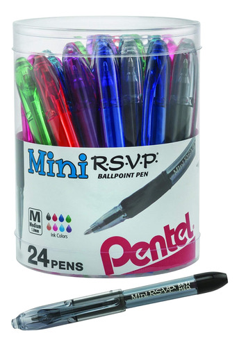 Lapiceras Ballpoint Pentel Set 24 U Multi